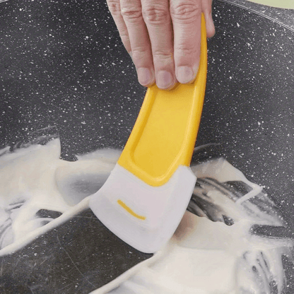 Japanese Silicone Scraper Dishwasher Scraper Kitchen Multifunctional Scraper Non-Stick Pan Cleaning Scraper Cleaning
