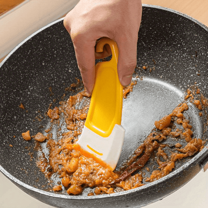 Japanese Silicone Scraper Dishwasher Scraper Kitchen Multifunctional Scraper Non-Stick Pan Cleaning Scraper Cleaning