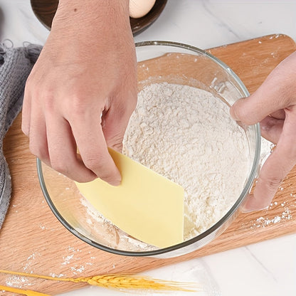 1pc Multifunctional Silicone Spatula - Dual-Ended Scraping Tool for Baking, Soft & Semi-Hard Dough, Cakes, Cream - Ergonomic Handle, Durable Kitchen Utensil for Professional & Home Use, Cake Decorating Tools, Ergonomic Spatula Design, Flexible Spatula Tip