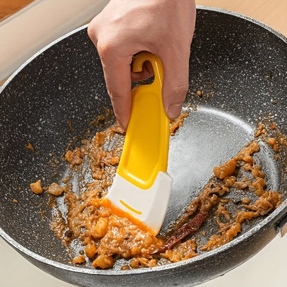 Multi Functional Silicone Soft Scraper, Multi-purpose Kitchen Scraper, Kitchen Cleaning Scraper, Suitable For Pot Bottom, Stove Range Hood, Degreasing Scraper, Baking Scraper, Cake And Cream Scraper, Kitchen Utensils, Kitchen Accessories